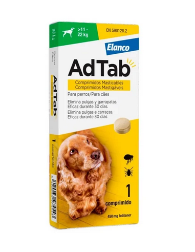 ADTAB DOG 11-22KG 3 COMPRESSE MASTICABILI 450MG