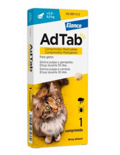 ADTAB CAT 2,0-8,0KG 3 COMPRESSE MASTICABILI 48MG