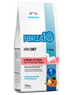 F10 DOG DIET 1,5KG MINI MAIALE CON PATATE 0100415