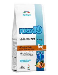 F10 DOG DIET 1,5KG MINI E TOY CAVALLO E PISELLI 0100315