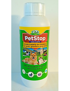 petstop granuli flacone 1lt repellente granulare per cani e gatti prv9040