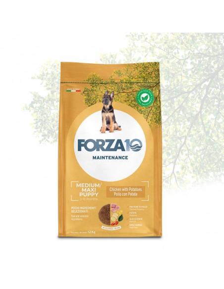 F10 DOG 12KG MAINTENANCE PUPPY M/L POLLO/PATATE 01080012
