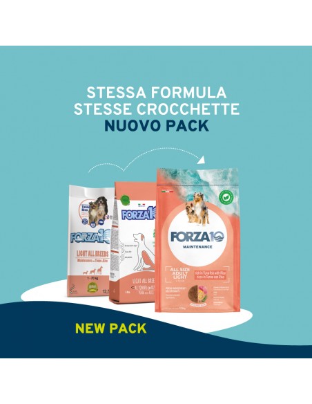 Forza 10 DOG 12KG MAINTENANCE ADULT ALL BREEDS TONNO RISO LIGHT 01170012