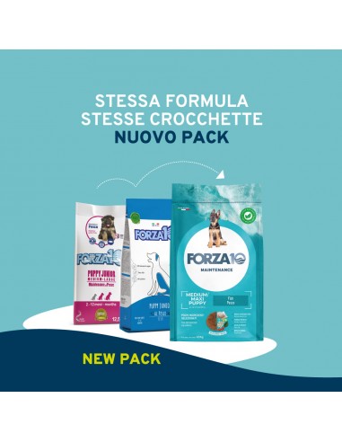 Forza 10 DOG 12KG MAINTENANCE PUPPY JUNIOR M/L PESCE 01070012