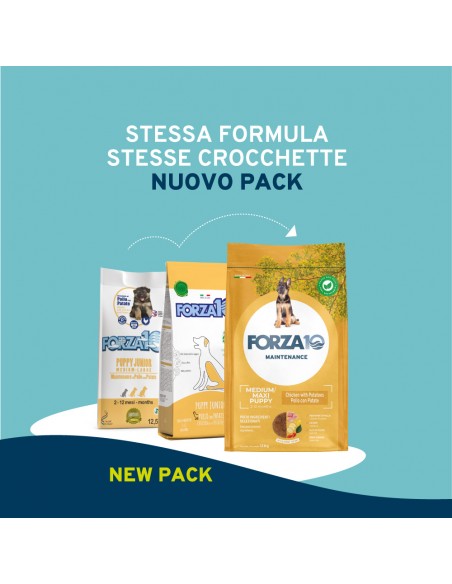 Forza 10 DOG 12KG MAINTENANCE PUPPY M/L POLLO/PATATE 01080012