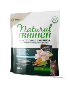 TRAINER NATURAL SELECTED CAT 300GR ADULT STERILISED PESCE DILISCATO 968147
