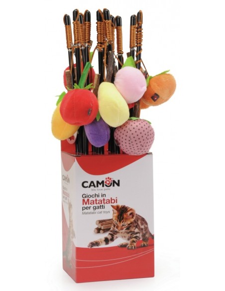 CAM AG0378 GIOCO GATTO CANNETTA POLIESTERE MATATABI 42,5CM