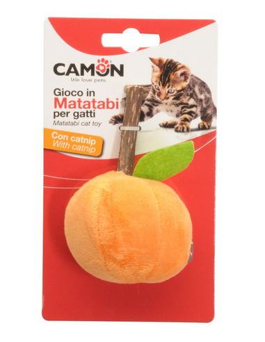 CAM AG141 GIOCO GATTO POLIESTERE MATATABI C/CATNIP FRUTTA/VERDURA 12CM