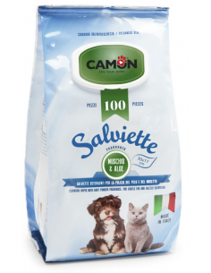 CAM LA006 SALVIETTE MUSCHIO ALOE 100PZ