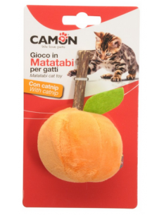CAM AG141 GIOCO GATTO POLIESTERE MATATABI C/CATNIP FRUTTA/VERDURA 12CM