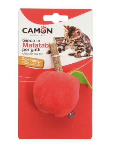 CAM AG141 GIOCO GATTO POLIESTERE MATATABI C/CATNIP FRUTTA/VERDURA 12CM
