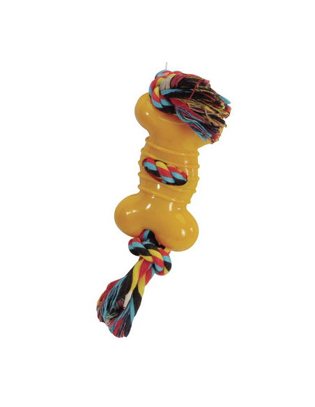 CAM AH011 GIOCO CANE OSSO TPR C/CORDA 20CM OFF ZG