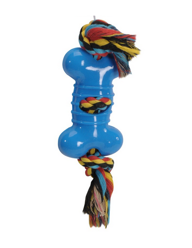 CAM AH011 GIOCO CANE OSSO TPR C/CORDA 20CM OFF ZG