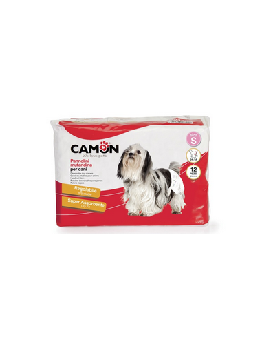 CAM B044/0 PANNOLONI MUTANDINA DOG'S NAPPY TG.XS 12PZ