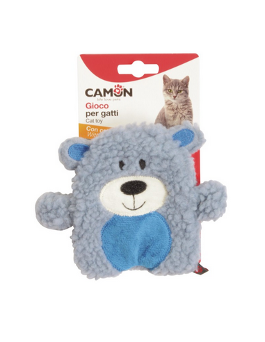 CAM AG134 GIOCO GATTO POLIESTERE FRUSCIANTE ORSETTI CON CATNIP