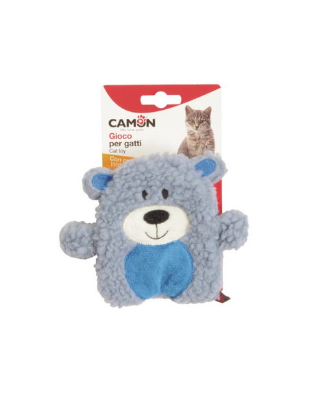 CAM AG134 GIOCO GATTO POLIESTERE FRUSCIANTE ORSETTI CON CATNIP