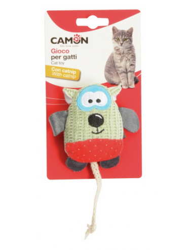 CAM AG129 GIOCO GATTO POLIESTERE TOPINI CON CATNIP