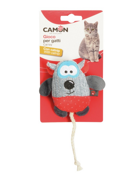 CAM AG129 GIOCO GATTO POLIESTERE TOPINI CON CATNIP