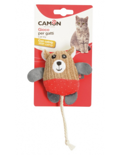 CAM AG129 GIOCO GATTO POLIESTERE TOPINI CON CATNIP
