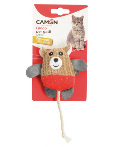 CAM AG129 GIOCO GATTO POLIESTERE TOPINI CON CATNIP