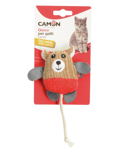CAM AG129 GIOCO GATTO POLIESTERE TOPINI CON CATNIP