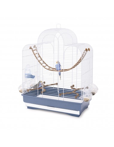 imac 01063 bird gabbia fiona blu/bianco