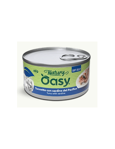 OASY WET CAT 150GR LATTINA NATURY TONNETTO CON SARDINE DEL PACIFICO OAWNJCL015021A
