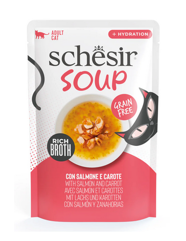 SCHESIR CAT 40GR BUSTA SOUP SALMONE...