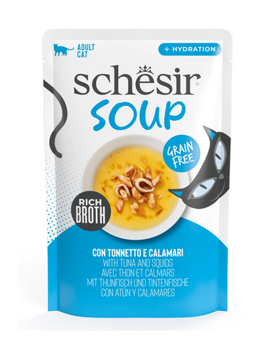 SCHESIR CAT 40GR BUSTA SOUP TONNETTO E CALAMARI 21254304