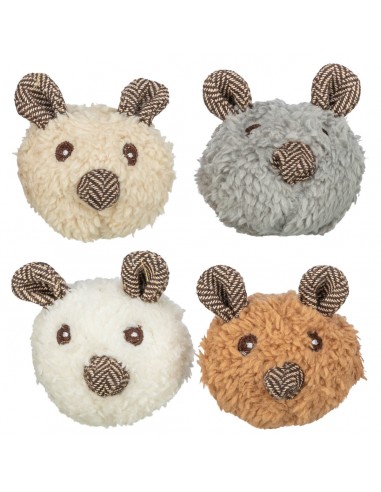 TX45557 CAT GIOCO ORSO PELUCHE 8CM CON CATNIP 1 pz.