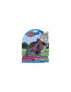 tx4142 cat parure per gatti in nylon con motivi