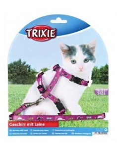 tx4144 cat parure per gattini in nylon con motivi