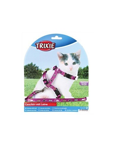 tx4144 cat parure per gattini in nylon con motivi