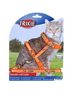 tx4209 cat parure per gatti in nylon con riporti