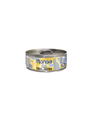 monge cat 80gr jelly trancetti di tonno a pinne gialle