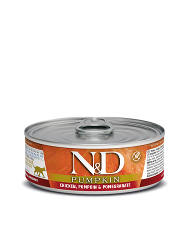 farmina cat 80gr n&d pumpkin adult...