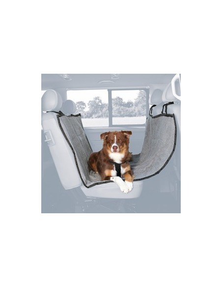 tx1313 dog telo coprisedili lana/poliestere 1,45x1,60mt grigio chiaro/nero