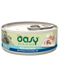 oasy wet dog 150gr specialita' naturali pollo con tonno oawndptl0015