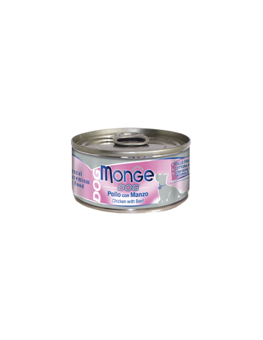 monge dog 95gr pollo con manzo