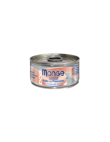monge dog 95gr pollo con prosciutto