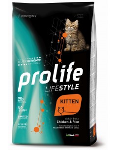 prolife cat lifestyle kitten 400gr chicken&rice zpd.36079 flash 3,90