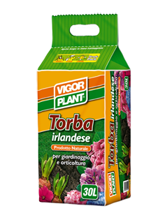 vigor terriccio giardinaggio torba irlandese 30 lt