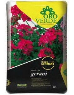 oro verde terriccio gerani 20 lt
