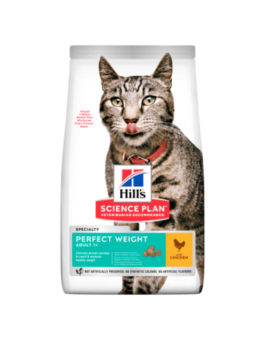 hills cat 1,5kg perfect weight pollo...