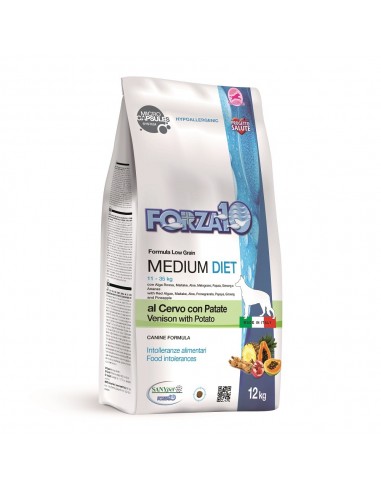 f10 dog diet 12kg medium cervo patate 0110012