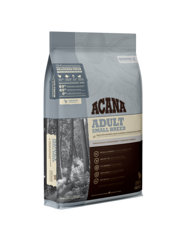 acana dog heritage adult small breed 2kg