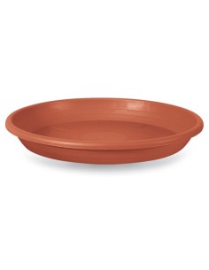 veca sottovaso plastica cilindro terracotta 17 cm
