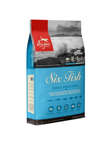 orijen dog six fish 11,4kg ordrdfis11040