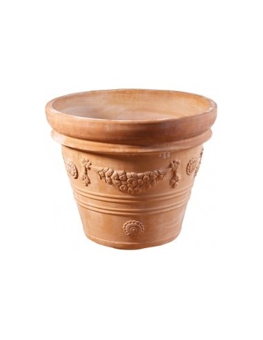 tarvisium vaso doppio bordo festonato 30 cm