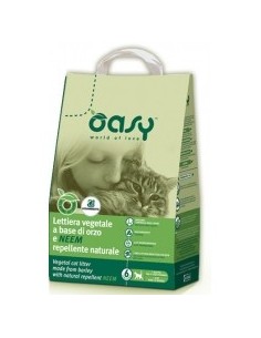 oasy lettiera gatti vegetale cellulosa lieviti 6lt